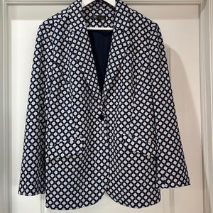 DG2 lined jacket. Size XL, new w/o tags. Blue checked design